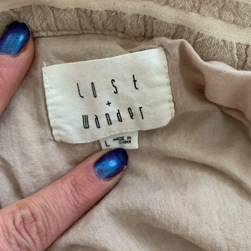 Lost + Wander Linen Skirt | Large - Picture 2 of 5